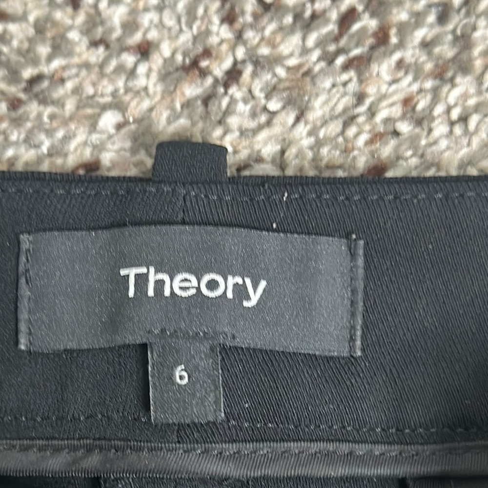 Theory Black Dress Pants size 6 work career office - Picture 6 of 9